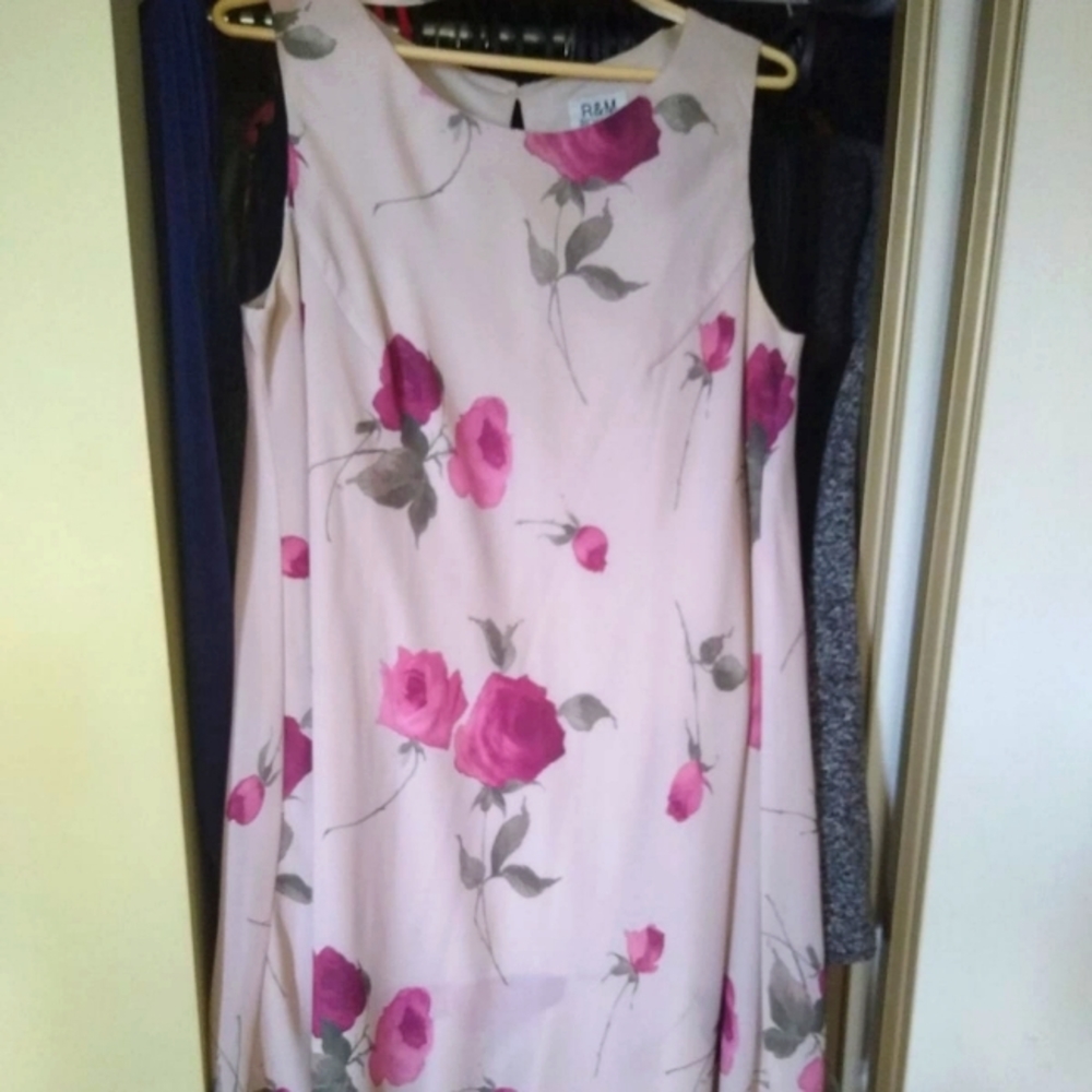 Floral Dress and Matching Cardigan